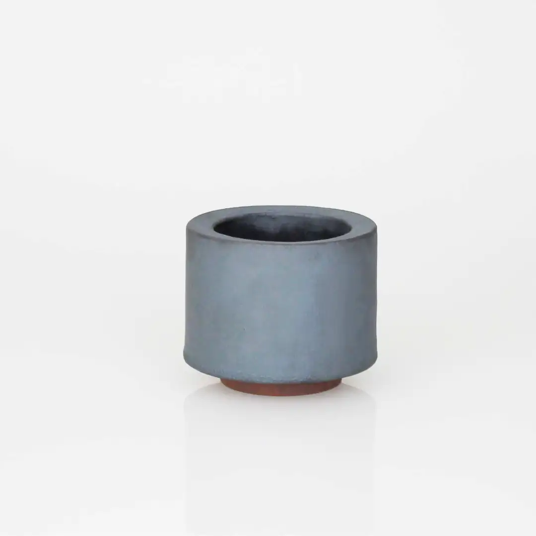 【安田瓦】 MYK FLOWER POT-rin S／maru 凛 瓦花器 丸三安田瓦工業 花器 植木鉢うえきばち フラワーポット プランター プラントポット 鉢 ガーデニング 花 アレンジメント 鉢 陶器 インテリア ブランド 伝統 新潟県 阿賀野市 1M32031