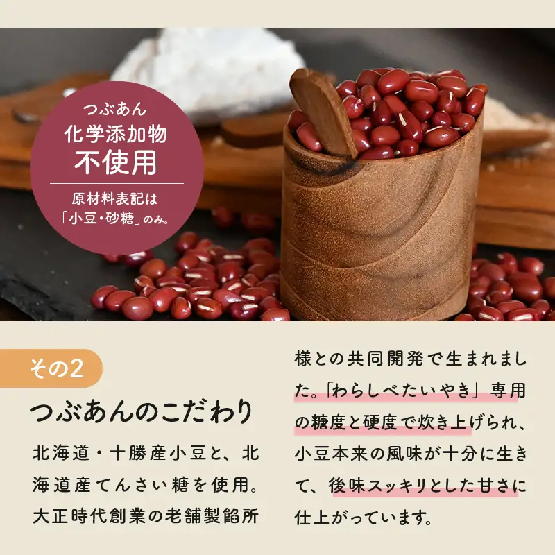 たいやきわらしべ つぶあん10個セット 和菓子