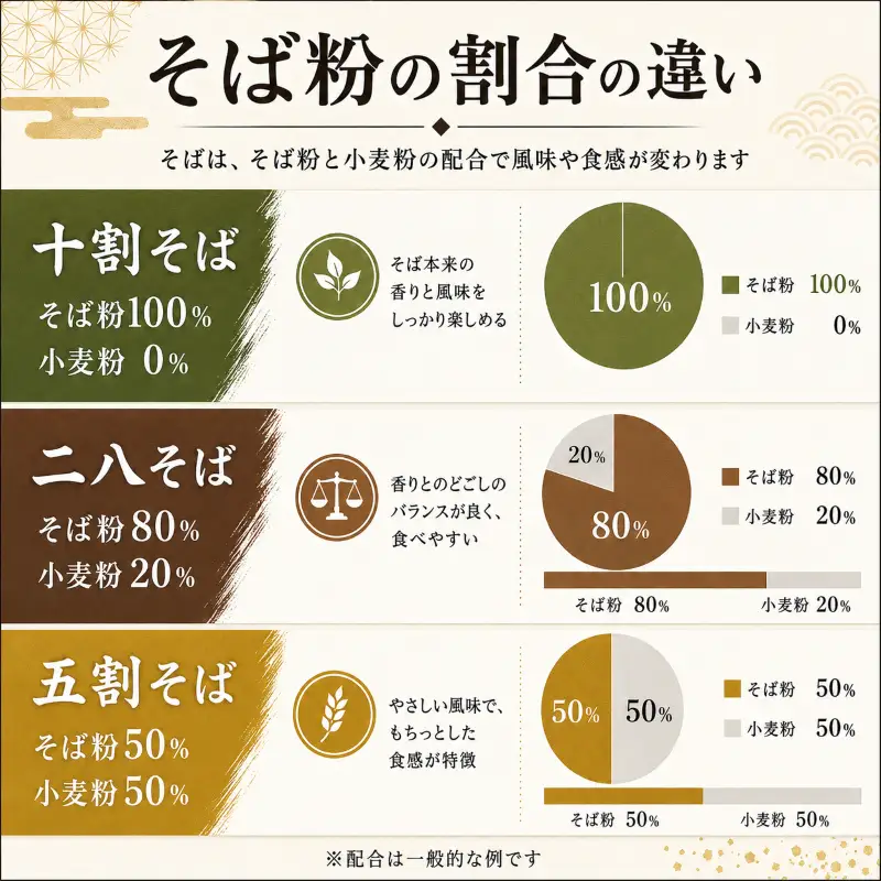 【十割そば】十割そば 5パック（120g×10人前）【AW】