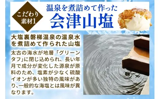 会津山塩のシュークリーム９個入り｜デザート おやつ スイーツ 贈答 ギフト ミルク