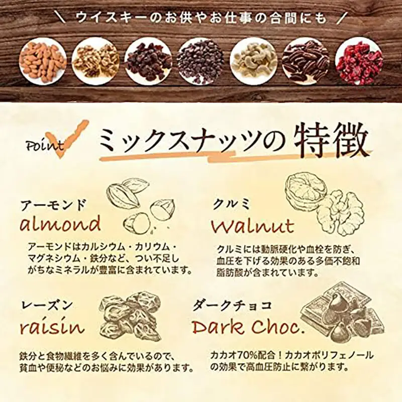 ダークチョコ入りナッツ＆フルーツ 300g 素焼きナッツとドライフルーツ トレイルミックス