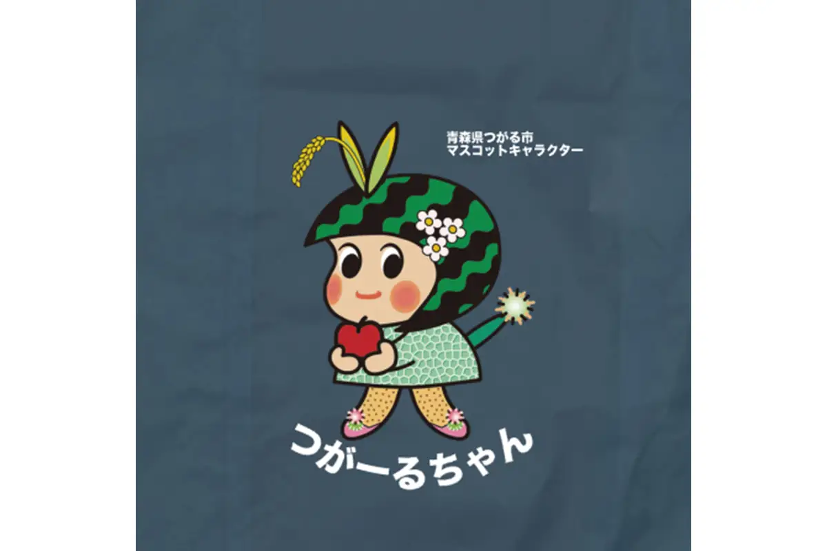 つがーるちゃんオリジナルエコバッグ(ネイビー) [1046]