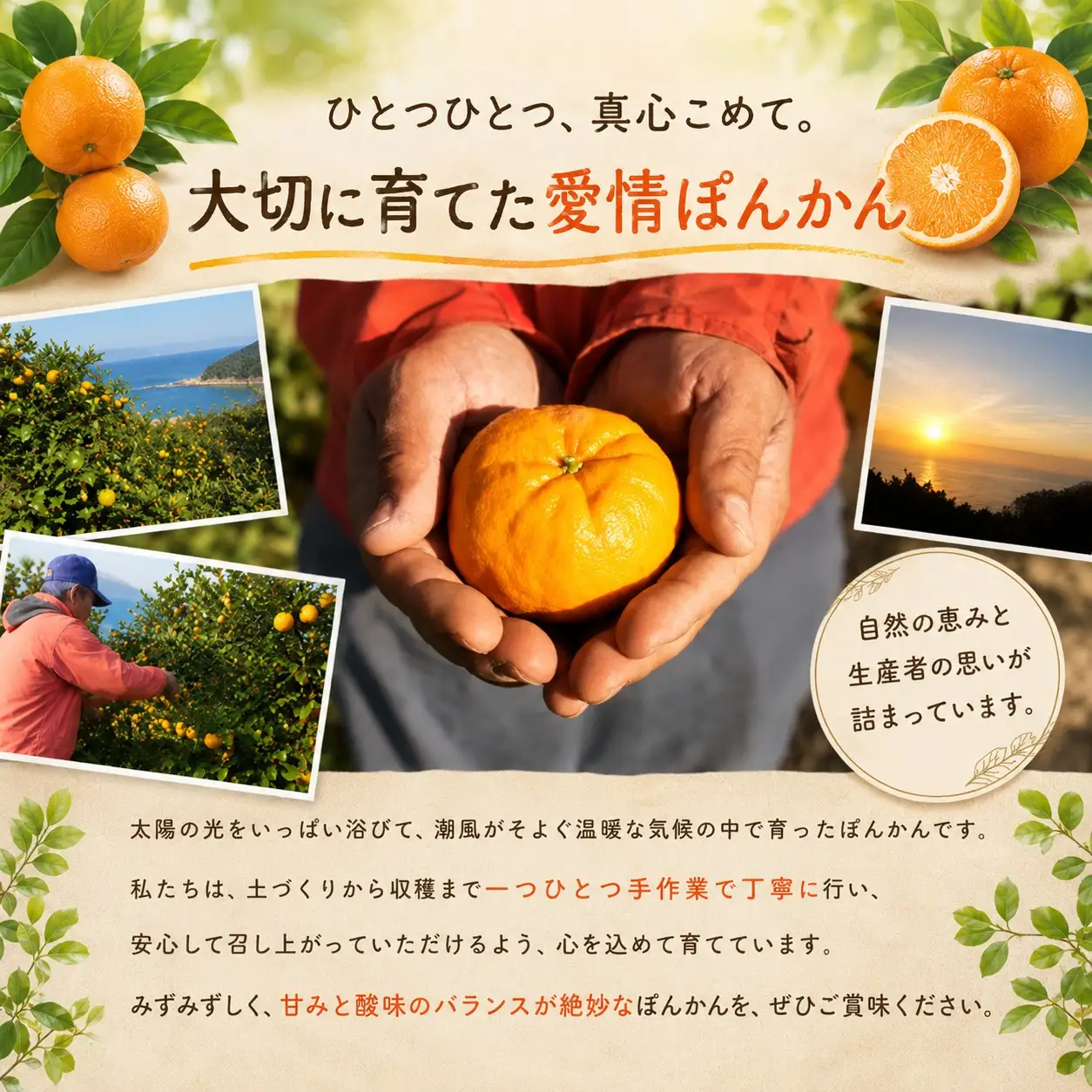 家庭用ポンカン高知県産 ポンカン 5kg