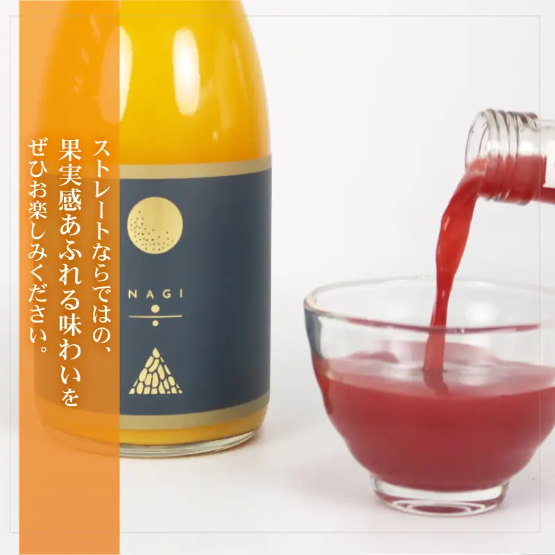 贈答用 みかん ジュース ミックスジュース ブラッドオレンジジュース 720ml ×2本 NAGI FARM ストレート mikan 果汁100% 果汁 ストレートジュース ジュース 蜜柑 みかん 果物 くだもの フルーツ 贈答用 ギフト プレゼント 産地直送 数量限定 国産 愛媛 宇和島 H020-207001