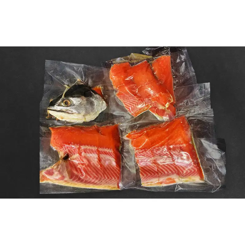 鮭 北海道産 本チャン 塩紅鮭 1.8kg 半身 切身 [ 紅サケ 紅鮭 さけ 焼き魚 朝食 魚 ]