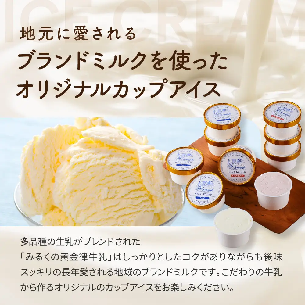 磯沼ミルクファーム　カップアイス10個セット（2種各5個）