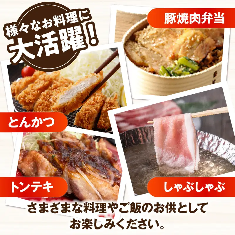 宮崎県産豚 ロース(又は肩ロース)カツ＆ローススライスセット 1kg_kn126-004-010