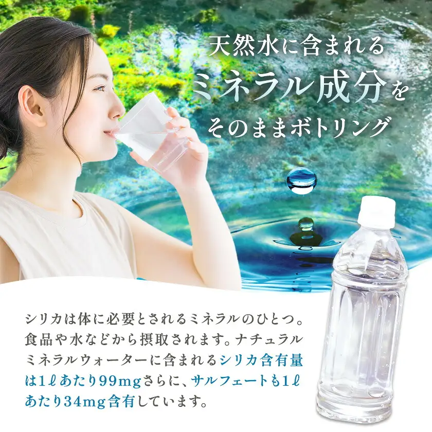 【6ヶ月定期便】サクラシリカ 500ml 16本 みずの里
