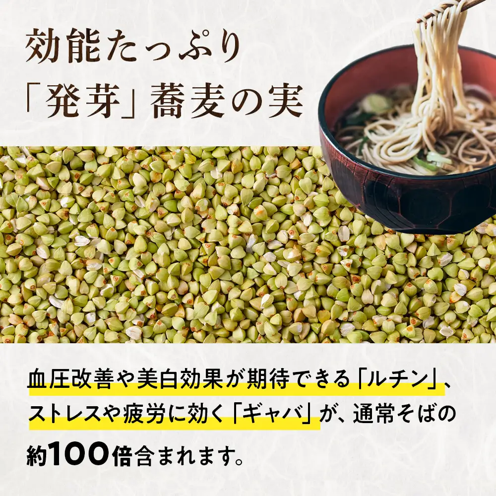 北海道中川町産発芽そば使用　誉そば10袋セット（乾麺240g×10袋）タレなし