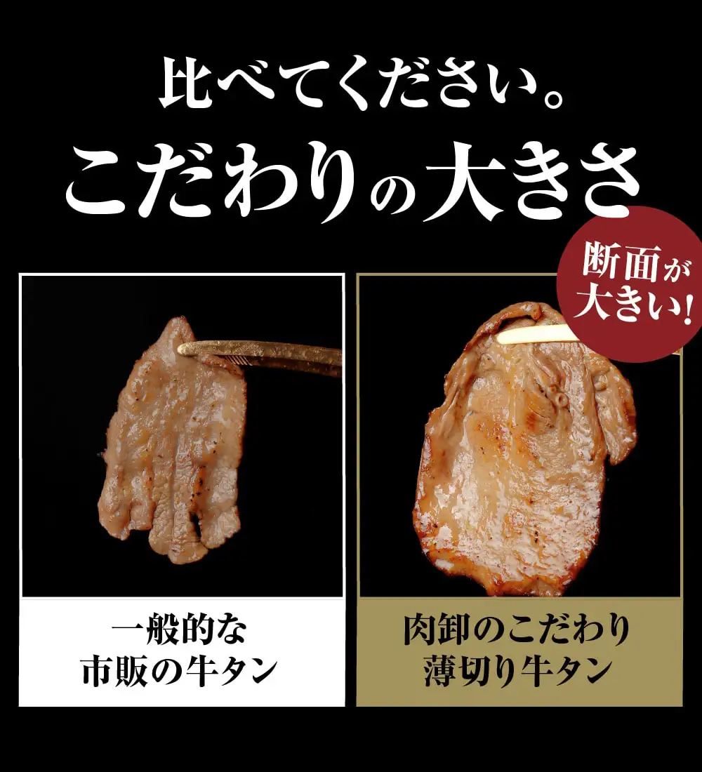 薄切り牛タン500g
