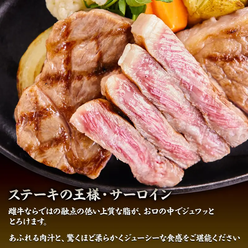黒毛和牛 大黒千牛 サーロインステーキ 黒毛和牛【500g(約250g×2)】【冷凍】
