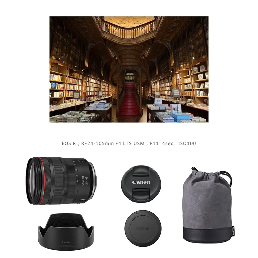 【Canon】 キヤノン 交換レンズ RF24-105mm F4 L IS USM カメラ レンズ_0065C