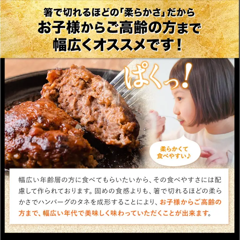 ハンバーグ 大容量 20個 黒毛和牛 100% 生ハンバーグ