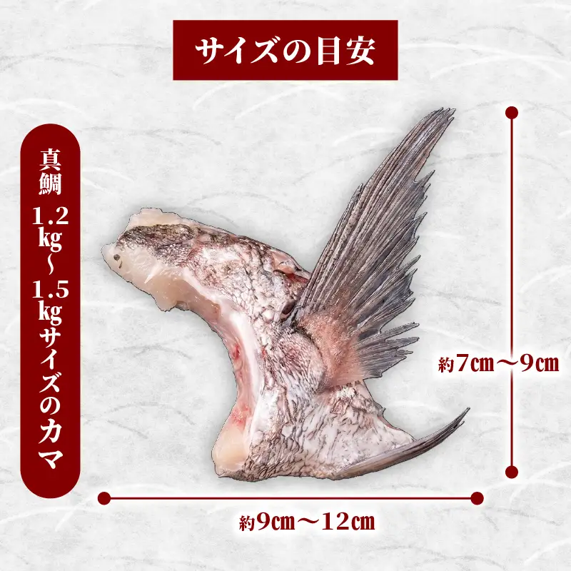 【冷凍】 鯛カマ こま切れ 真鯛 セット 