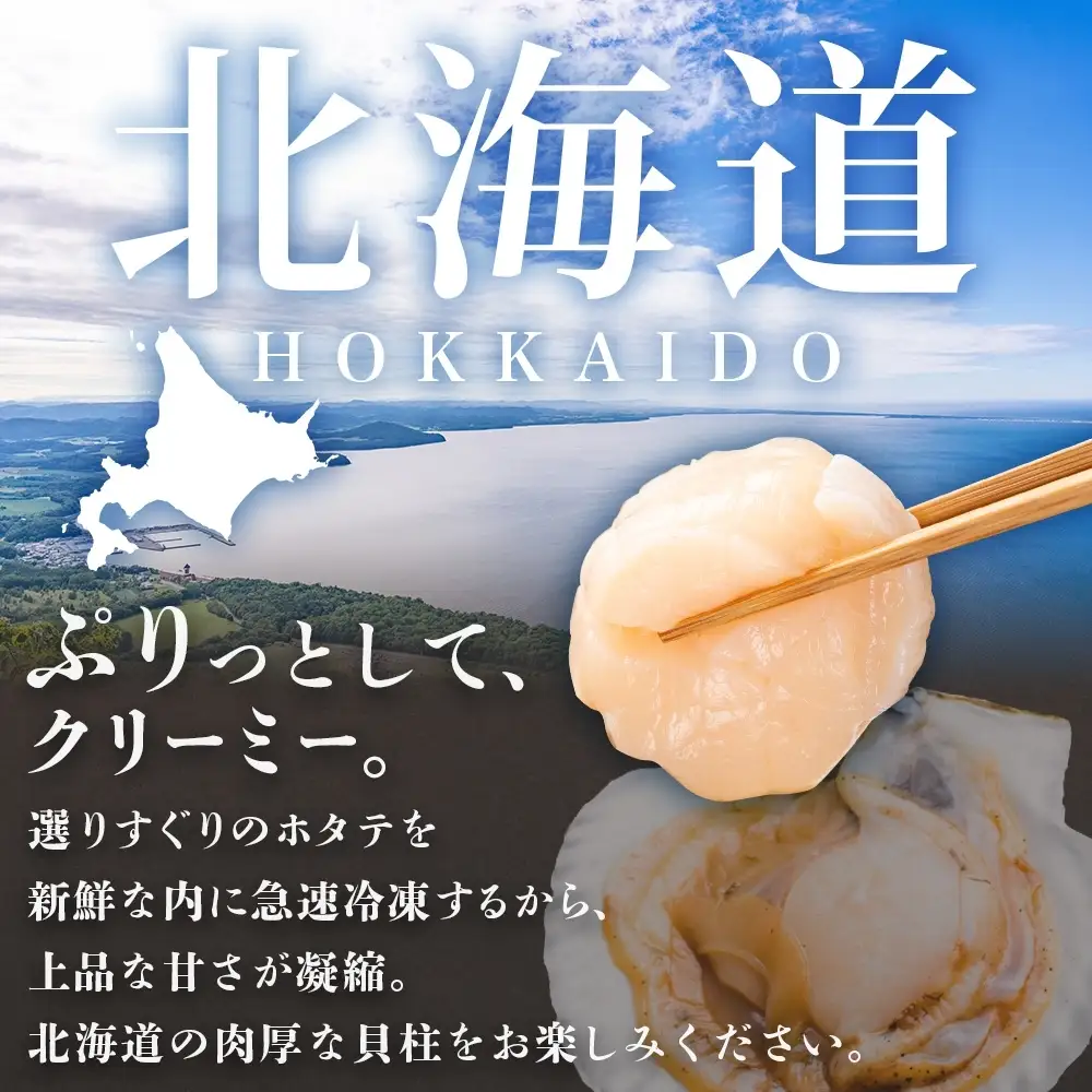 ホタテ貝柱 300g 無地熨斗 北海道 ホタテ 3527