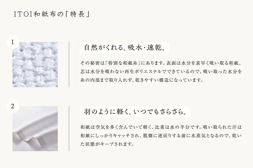 ITOITEX 和紙布 布団カバー シングル（132-6）
