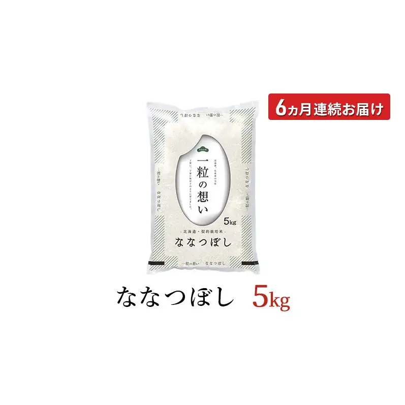ななつぼし精米 北海道赤平産 ななつぼし【5kg】【定期便】【先行予約】