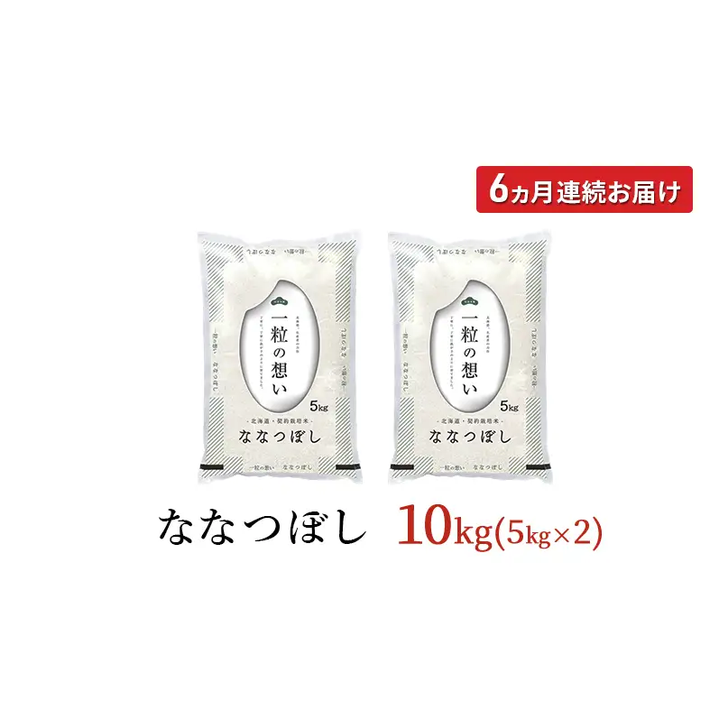 ななつぼし精米 北海道赤平産 ななつぼし【10kg】【定期便】【先行予約】