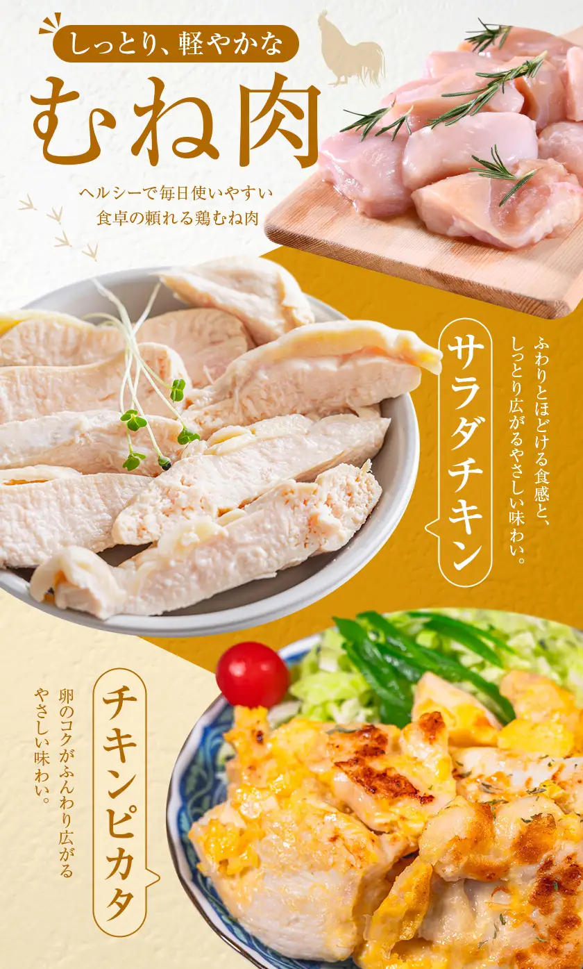 【6ヶ月定期便】 鹿児島県産 鶏肉 むね肉 2kg