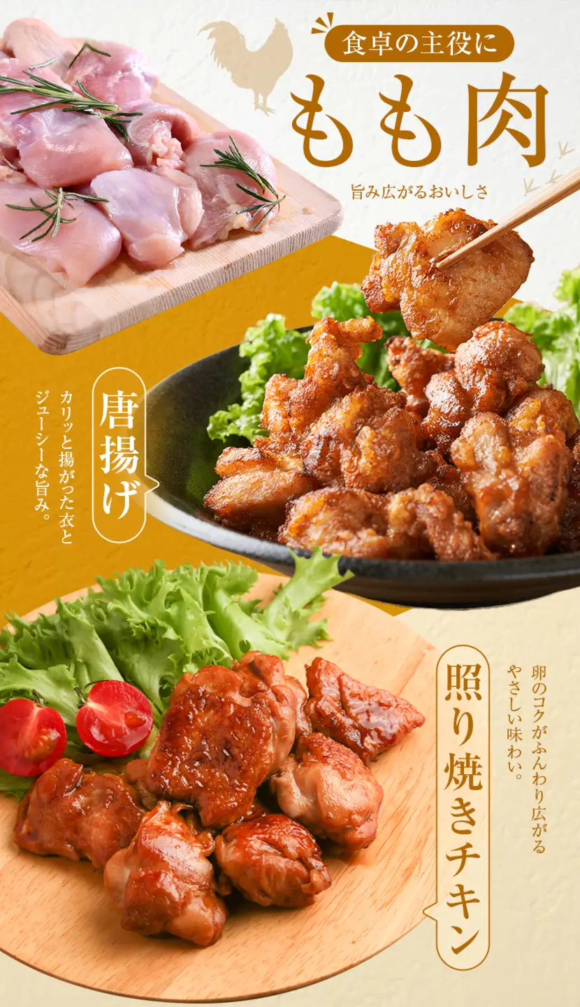 【12ヶ月定期便】 鹿児島県産 鶏肉 もも肉 2kg