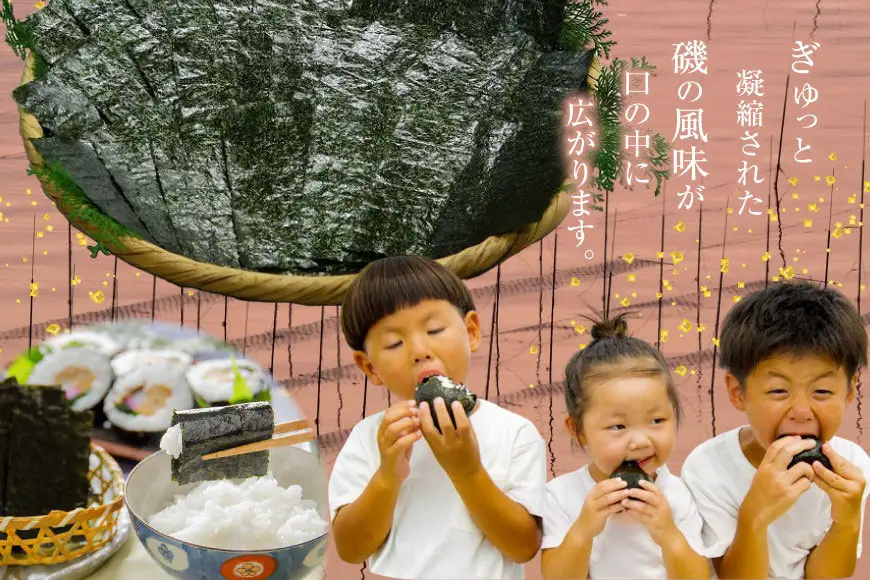 BJ708 【12回定期便】 有明海産 贅卓焼のり（旬） 全型30枚
