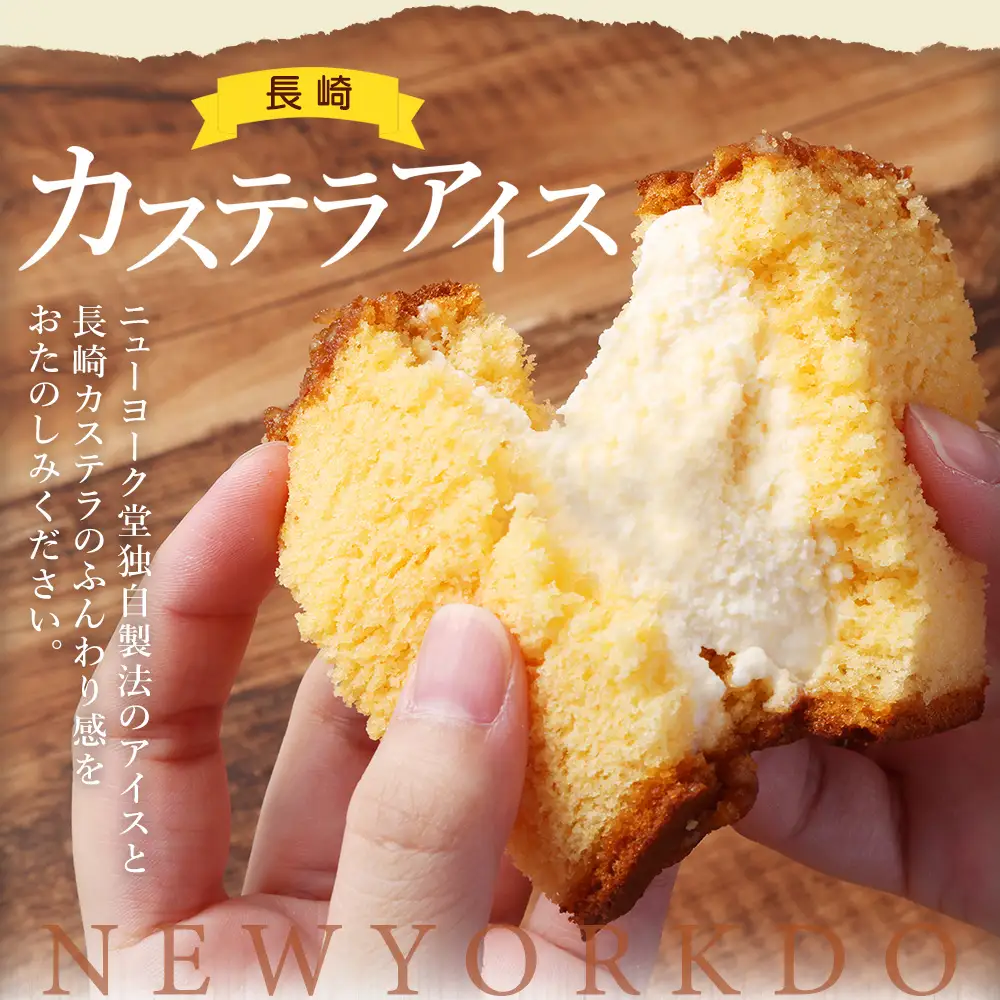 【 全6回定期便 】 長崎カステラアイス 6種 計6個 （ バニラ ・ 抹茶 ・ びわ ・ チョコ ・ コーヒー ・ 苺 ） 長崎カステラ カステラ かすてら アイス カステラアイス お菓子 菓子 おかし 洋菓子 スイーツ 冷凍 詰め合わせ 食べ比べ セット