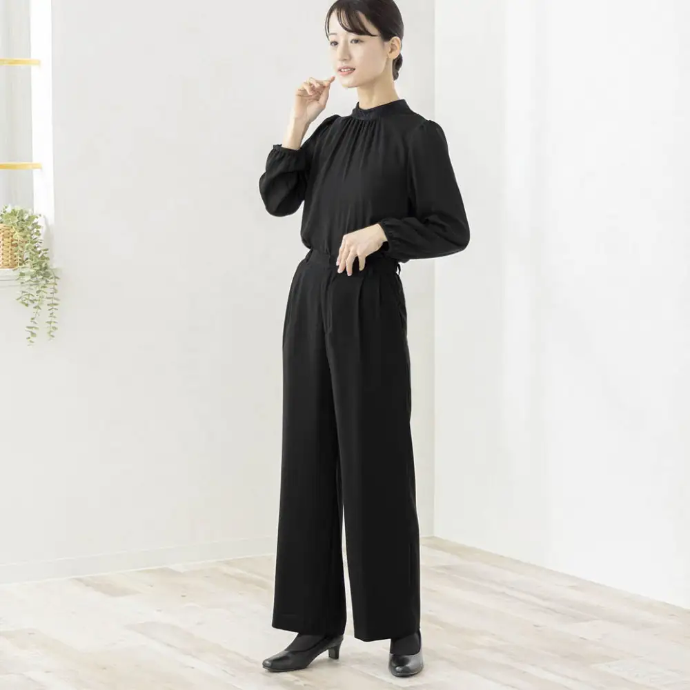 レディース ブラックフォーマル ワイドパンツ　3Lサイズ