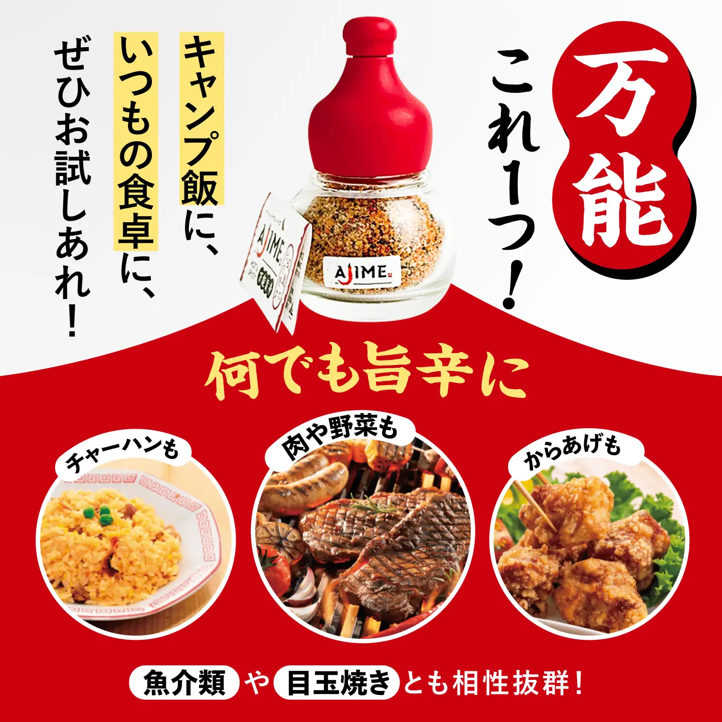 LGASIA (ルガシア) オリジナルスパイスAJIME 15g×5本 50g×2本/ アウトドア キャンプ スパイス 調味料 / 恵那市 / ＭＡＣ[AUDM012]