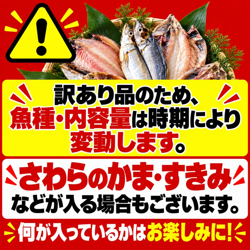 藤文の「訳あり干物ミニ5枚以上」