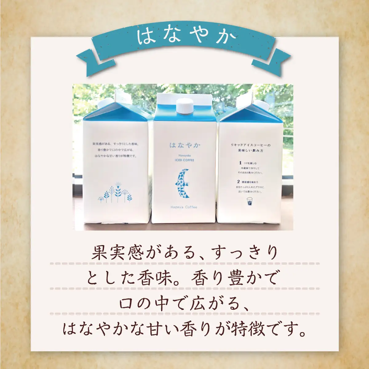 ＜はぜや珈琲＞リキッドアイスコーヒー飲み比べ6本セット（網走加工） ABO010