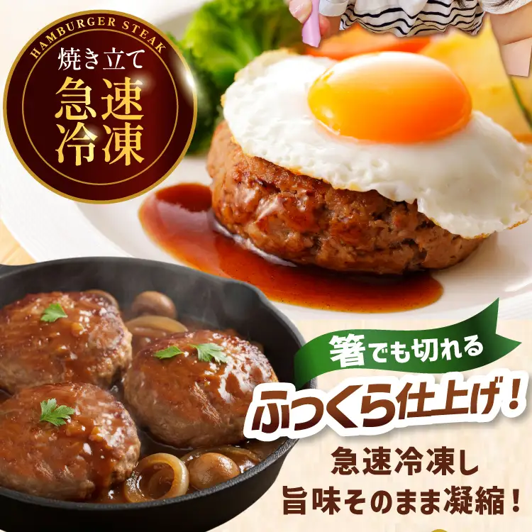 6回 定期便 レンジで簡単 ハンバーグ 60g 50個 総計 300個 総重量 18kg