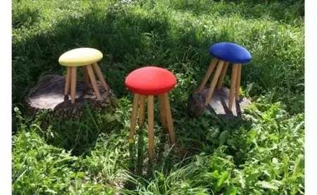 【加藤木工】19％ stool　サイズ：520