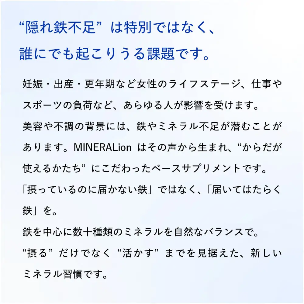 【12ヶ月定期便】【MINERALion】ミネラリオン（30包入） 2箱　Lypo-C