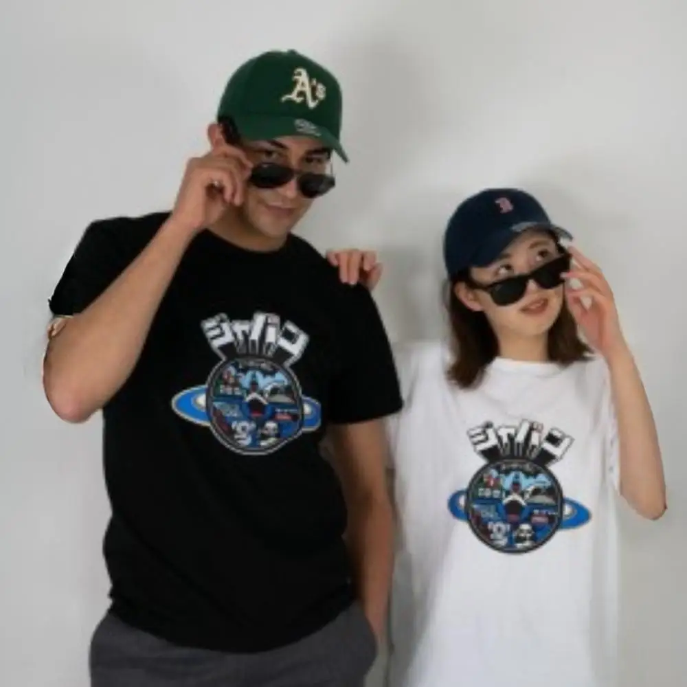 四日市市 マンホールTシャツ 黒 サイズXL