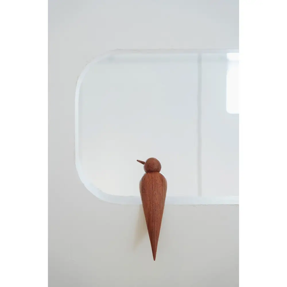 【Bubinga（ブビンガ）：あか茶】【銘木再生】幸運を運ぶ木製オブジェliving_bird 燕