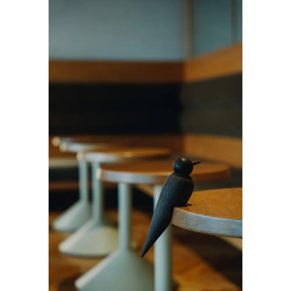 【Tagayasan（タガヤサン）：こげ茶】【銘木再生】幸運を運ぶ木製オブジェliving_bird 燕