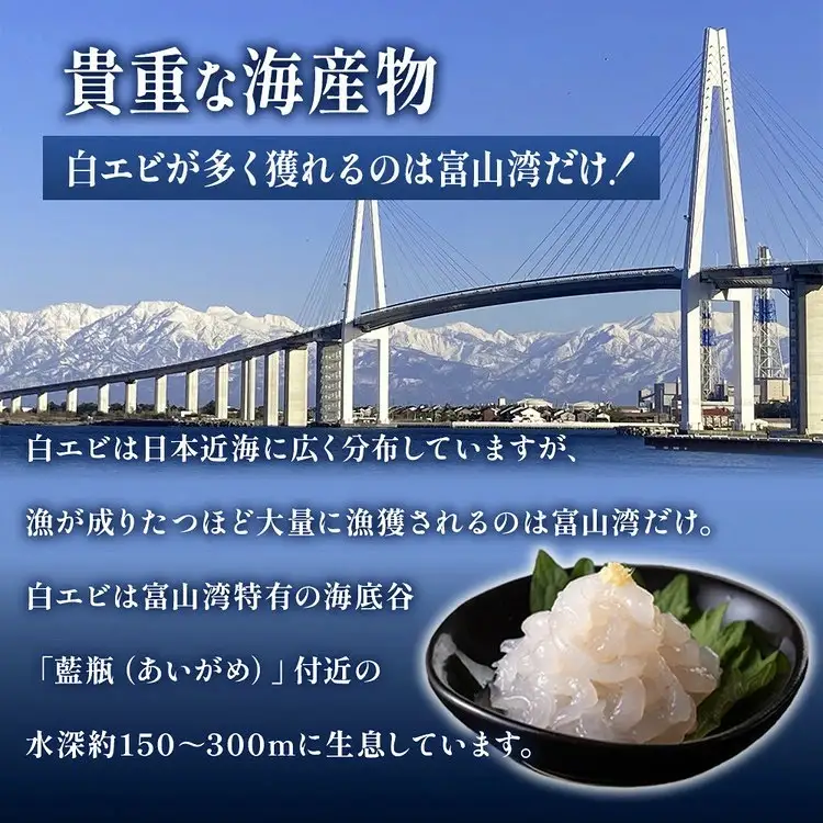 【射水市】【射水のおいしい海鮮】【新湊産】射水市新湊漁港の紅白寿セット 白エビ・甘エビ むき身セット 各100g