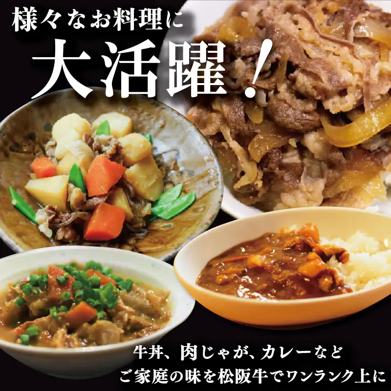 松阪牛 切り落とし 200g×4p【定期便全6回】 松阪牛 SS143