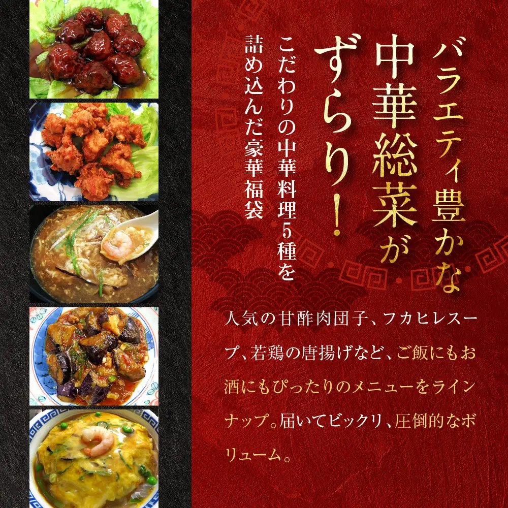 中華総菜5種5品詰合せ 中華料理 京都 チャイナノーヴァ