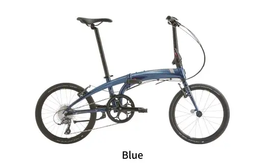 ＜ R8年熊本地震復興支援 ＞【 Blue 】 tern フォールディングバイク VERGE N8 20インチ 自転車 折りたたみ自転車 折りたたみ コンパクト 通勤 通学 日常使い サイクリング 収納
