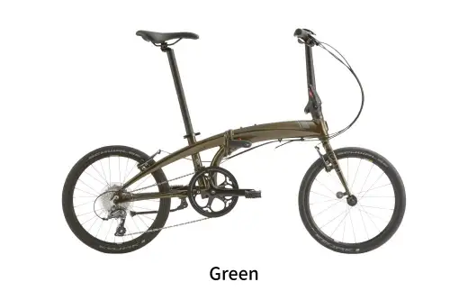 ＜ R8年熊本地震復興支援 ＞【 Green 】 tern フォールディングバイク VERGE N8 20インチ 自転車 折りたたみ自転車 折りたたみ コンパクト 通勤 通学 日常使い サイクリング 収納