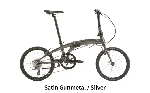 ＜ R8年熊本地震復興支援 ＞【 Satin Gunmetal 】 tern フォールディングバイク VERGE N8 20インチ 自転車 折りたたみ自転車 折りたたみ コンパクト 通勤 通学 日常使い サイクリング 収納