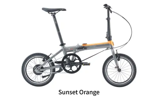 ＜ R8年熊本地震復興支援 ＞【 Sunset Orange 】 DAHON フォールディングバイク K-FORTH New 16インチ 自転車 電動自転車 電動アシスト自転車 電動 電動アシスト 折りたたみ自転車 折りたたみ 通勤 通学 日常使い コンパクト