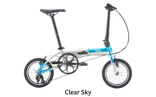 ＜ R8年熊本地震復興支援 ＞【 Clear Sky 】 DAHON フォールディングバイク K3 14インチ 自転車 折りたたみ自転車 折りたたみ コンパクト 通勤 通学 日常使い サイクリング 収納