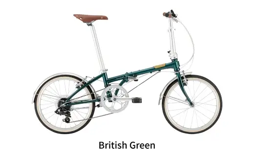 ＜ R8年熊本地震復興支援 ＞【 British Green 】 DAHON フォールディングバイク Boardwalk D7 20インチ 自転車 折りたたみ自転車 折りたたみ コンパクト 通勤 通学 日常使い サイクリング 収納