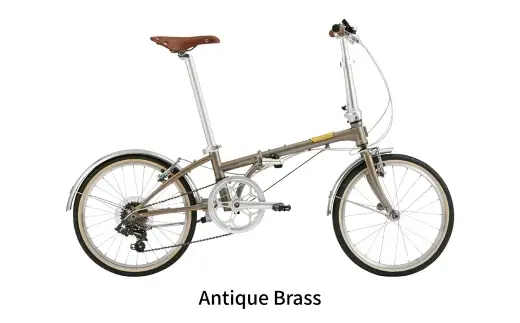 ＜ R8年熊本地震復興支援 ＞【 Antique Brass 】 DAHON フォールディングバイク Boardwalk D7 20インチ 自転車 折りたたみ自転車 折りたたみ コンパクト 通勤 通学 日常使い サイクリング 収納