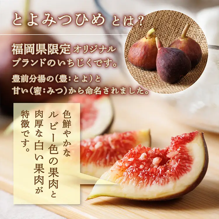 福岡県ブランド いちじく 「とよみつひめ」約1.2ｋｇ(約300ｇ×4パック)  | 無花果 イチジク 美容 ジャム 旬 果物 フルーツ 生 旬 朝ごはん 朝食 デザート お取り寄せ 送料無料 福岡県産 国産 東峰村  3S2-S