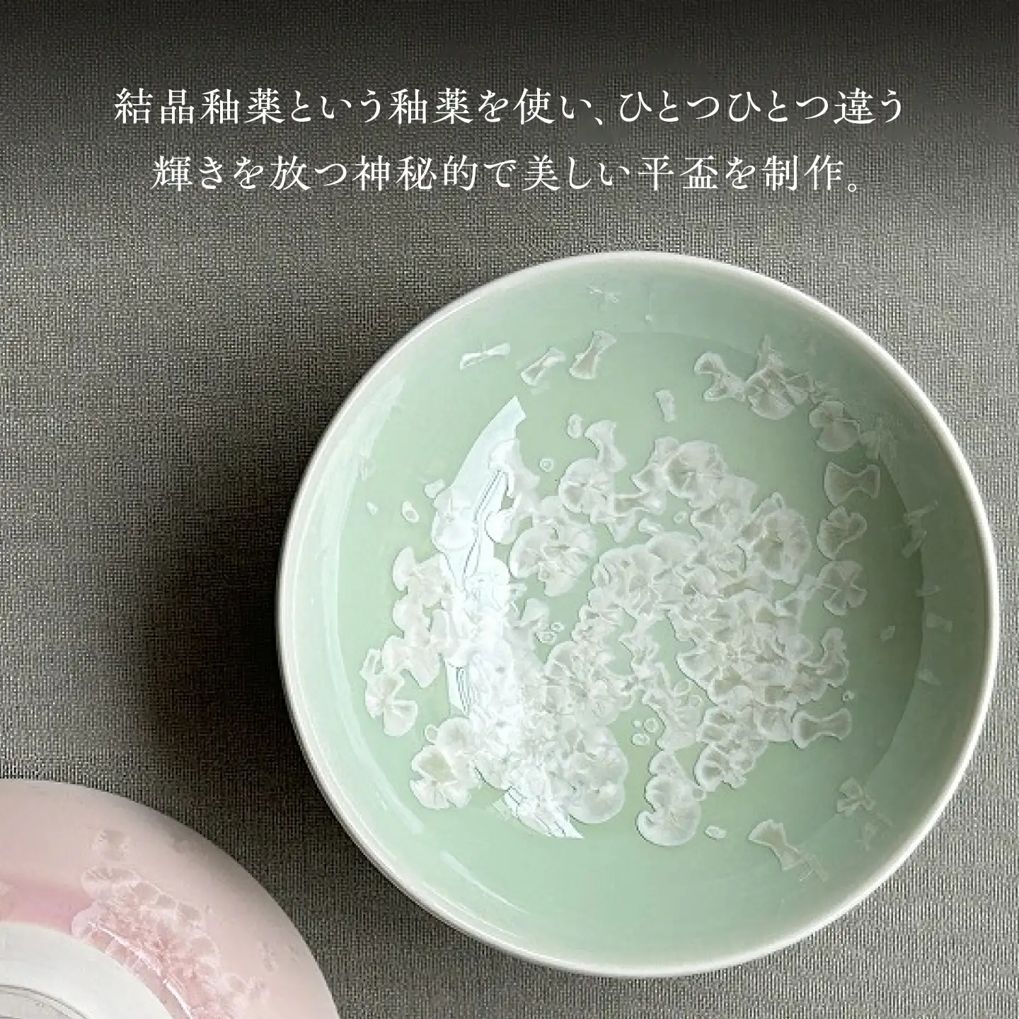 【美濃焼】 花を咲かせるような美しさ 平盃 さくら・緑雪華 2点セット 多治見市 / カネヨ / 壽泉窯[TBO012]