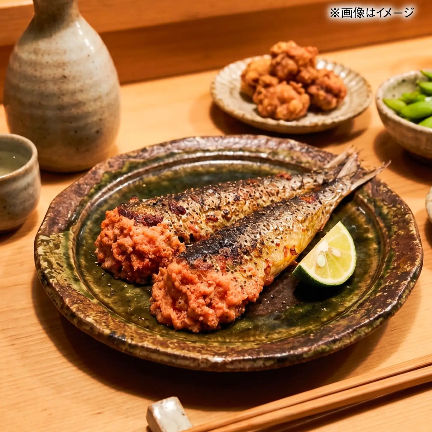 いわし明太子 5尾 糸島市 / 有限会社 糸島海産 / 明太子 / いわし明太[AMR005]