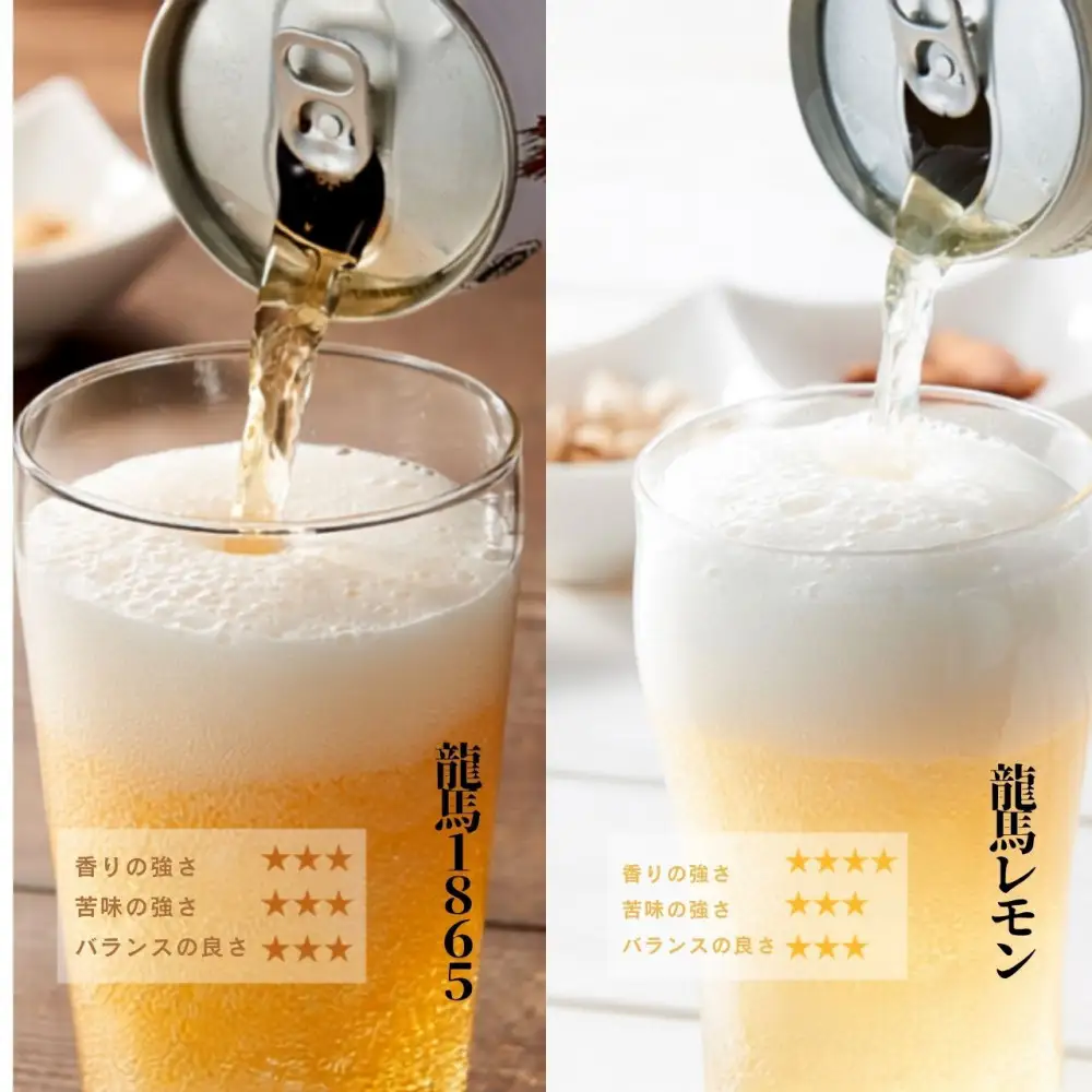 【日本ビール】龍馬レモン(ノンアルコールビール・レモンテイスト)2ケース　350ml×48缶＋缶クージー